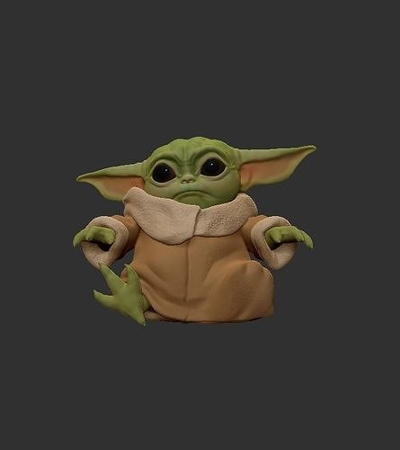 Baby yoda 3D print model