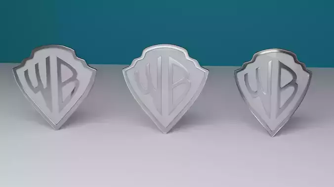 Chrome Warner Bros Logo