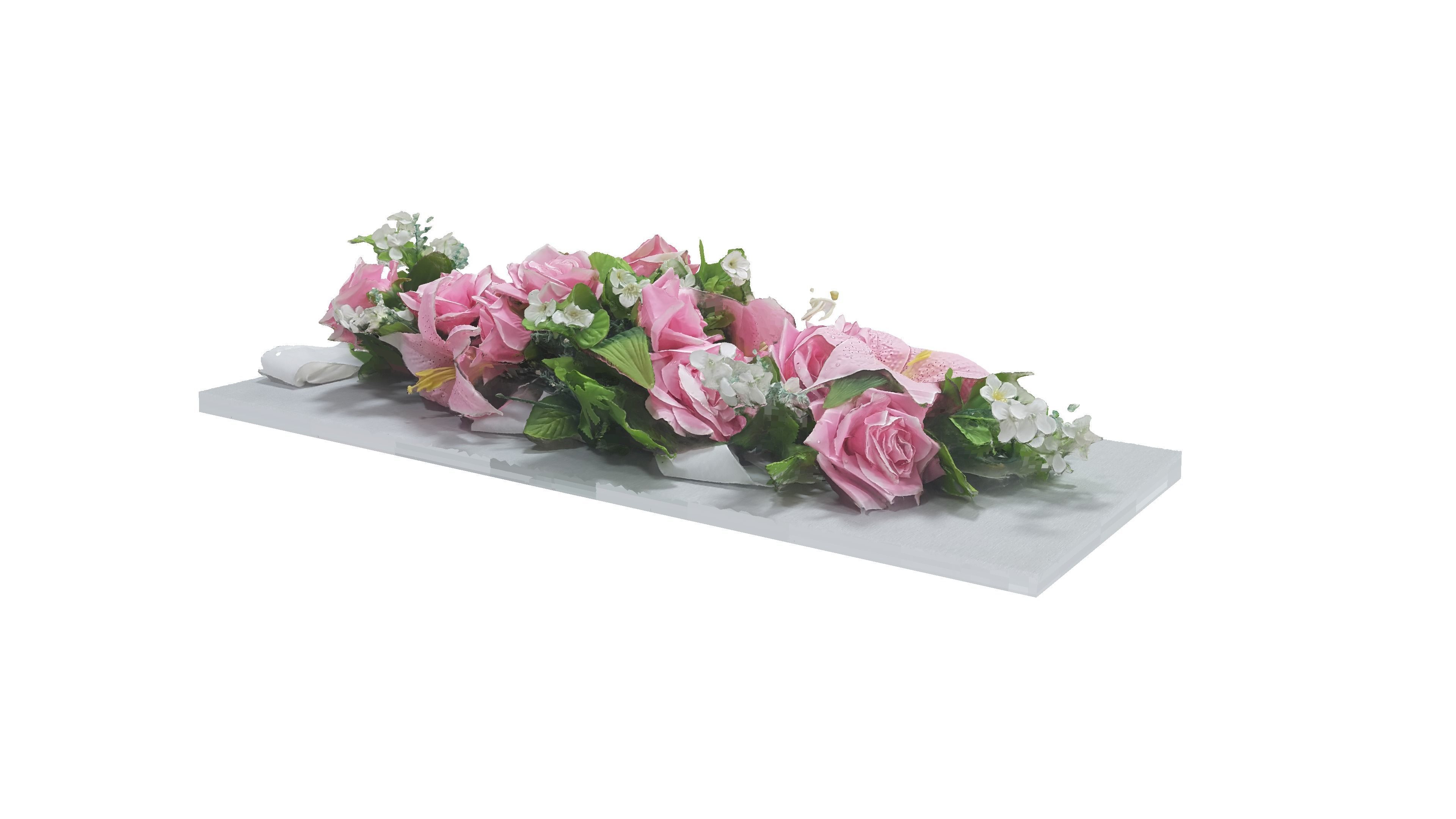 Scanned flowerDecorations Free 3D model_14