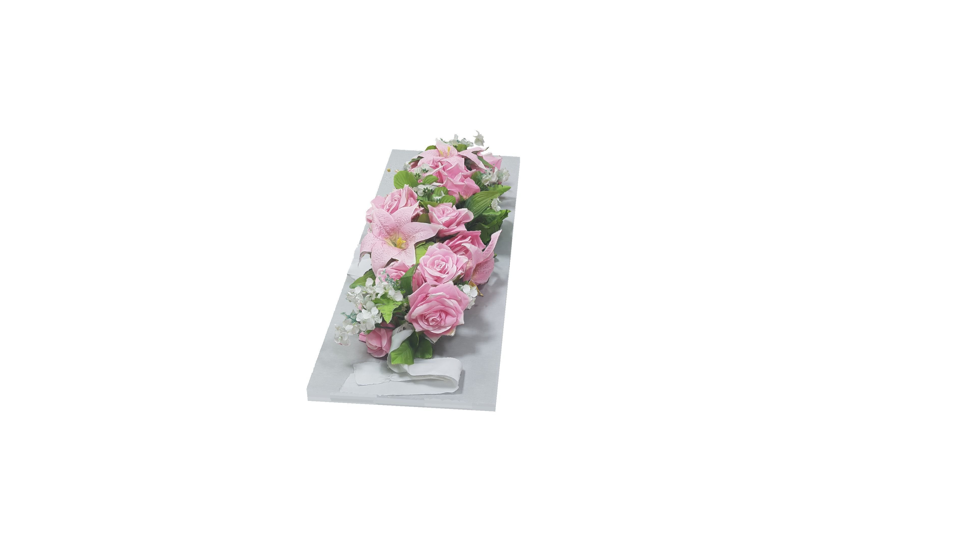 Scanned flowerDecorations Free 3D model_12