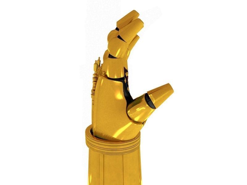 C3PO HAND 3D model_2
