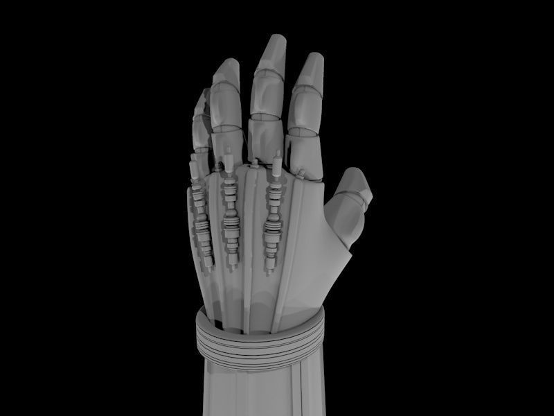 C3PO HAND 3D model_3