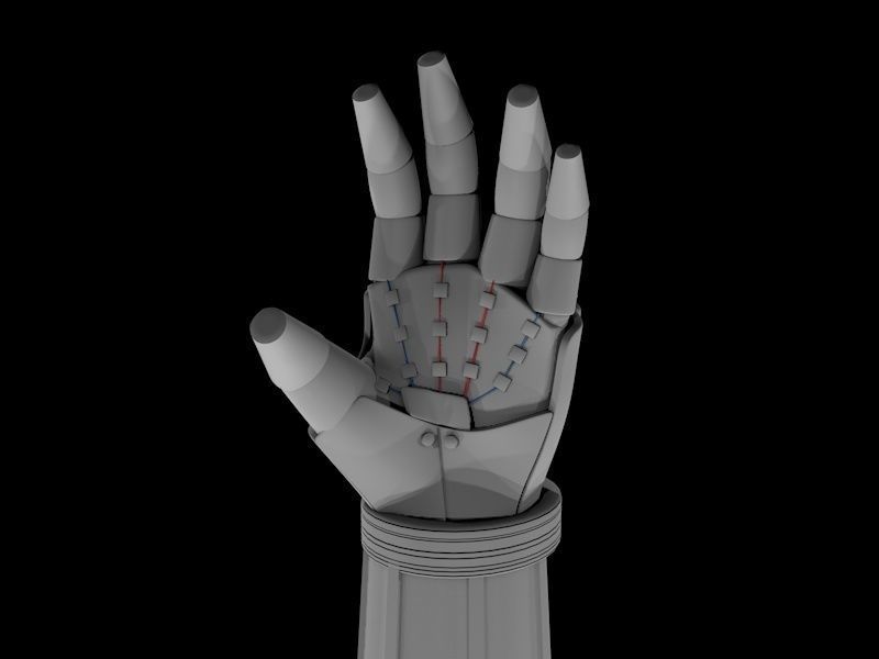 C3PO HAND 3D model_4