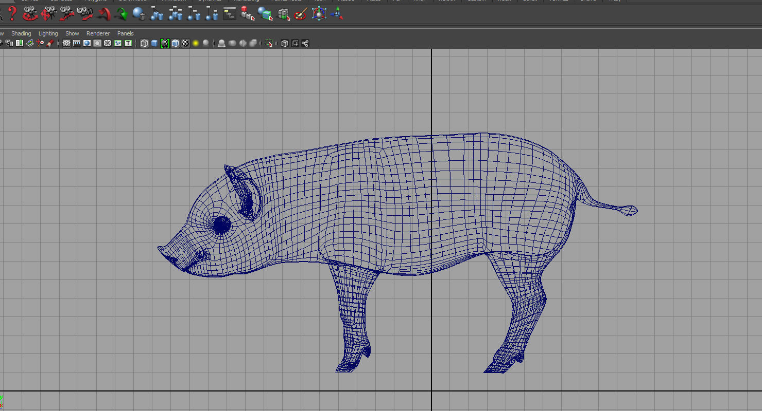 cute pig 3d model 3D model_10