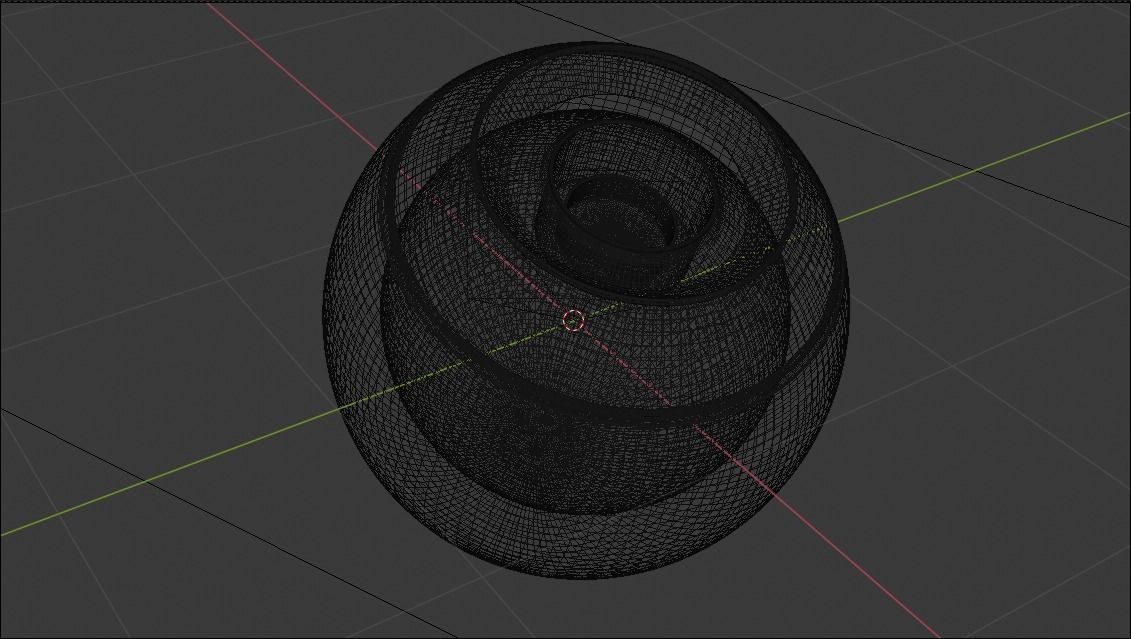 futuristic orb speaker 3D model_2