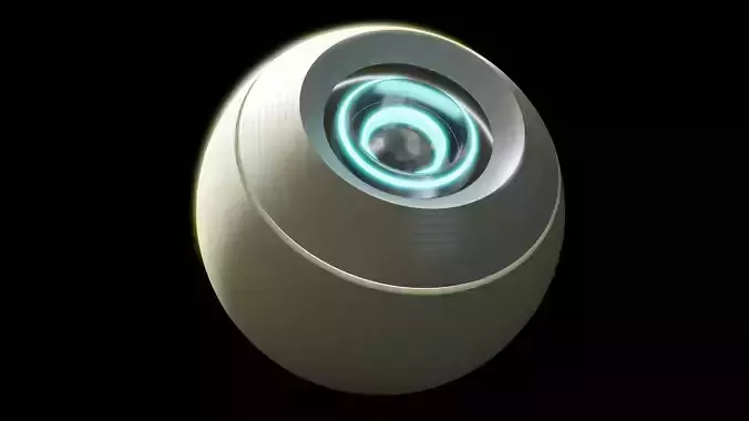 futuristic orb speaker