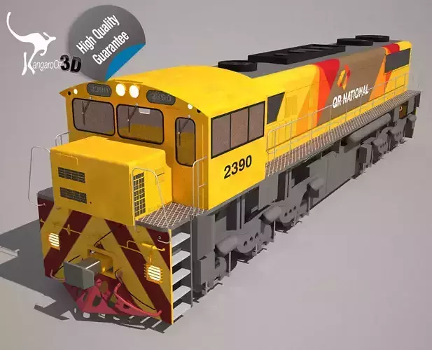 Locomotive QR National Class 2390 3D model