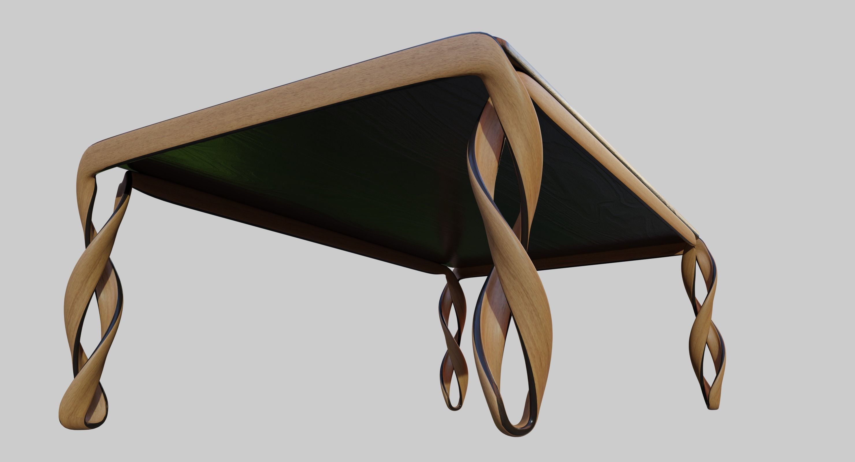 Double Helix Table 3D model_2
