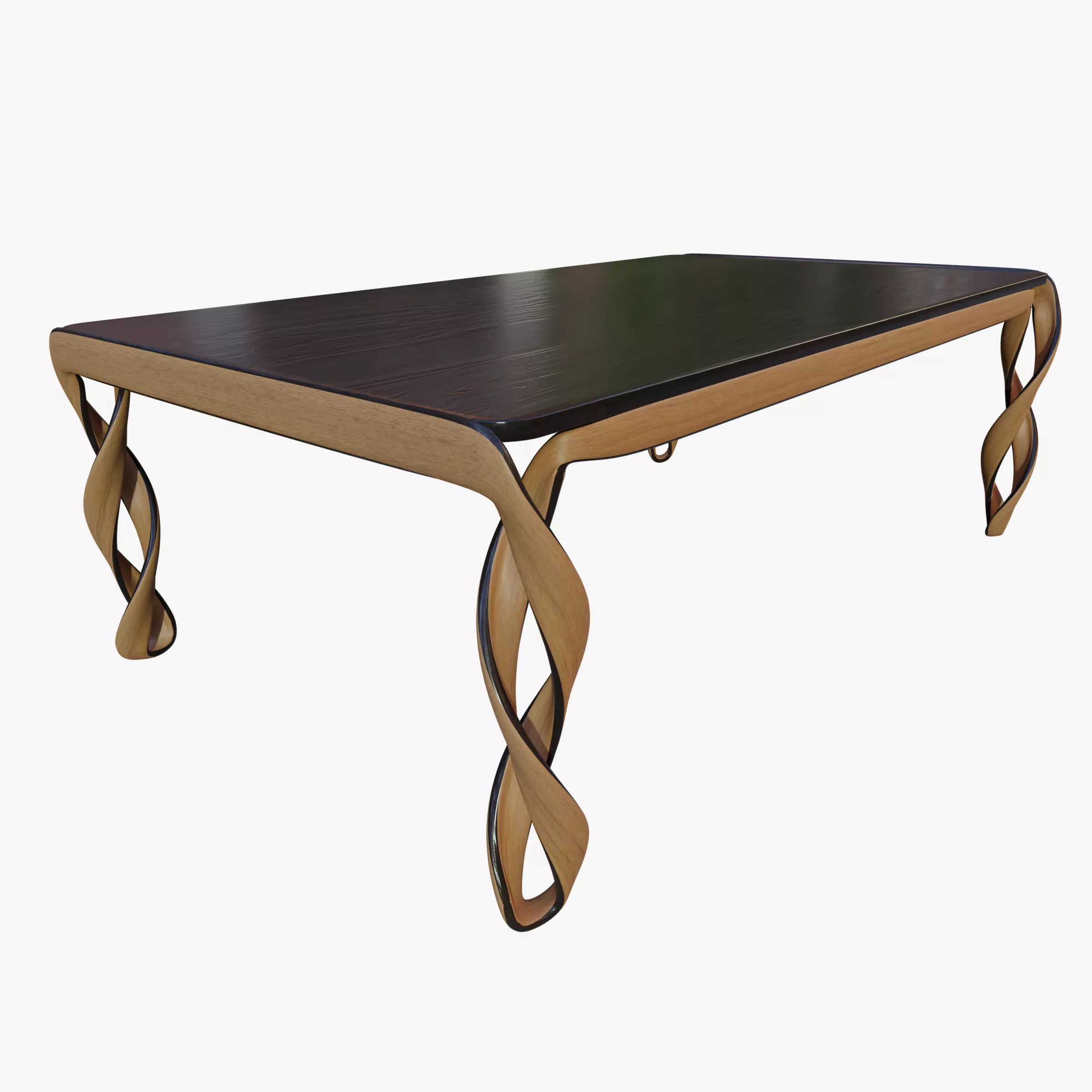 Double Helix Table 3D model_0