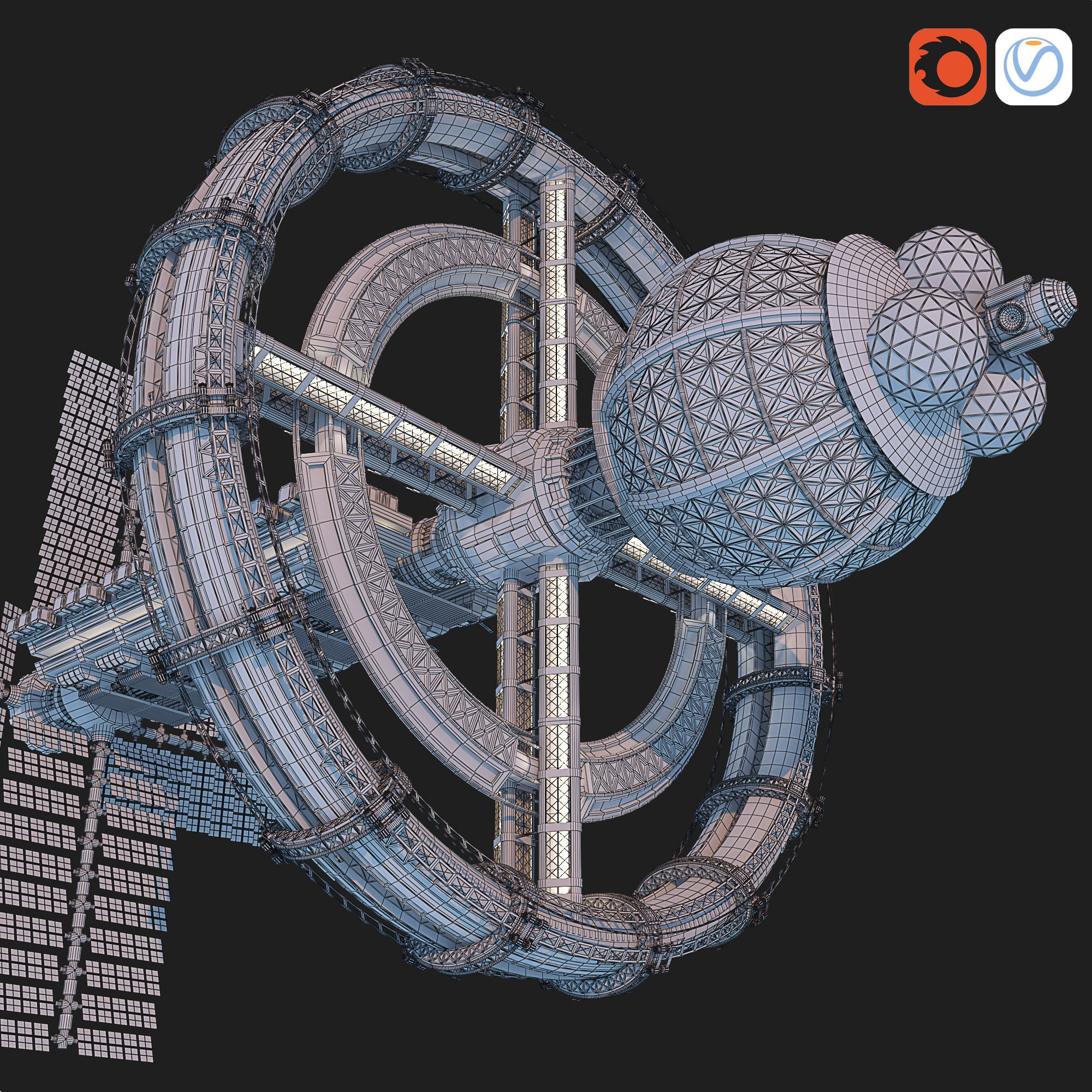 SpaceShip Calypso 3D model_8