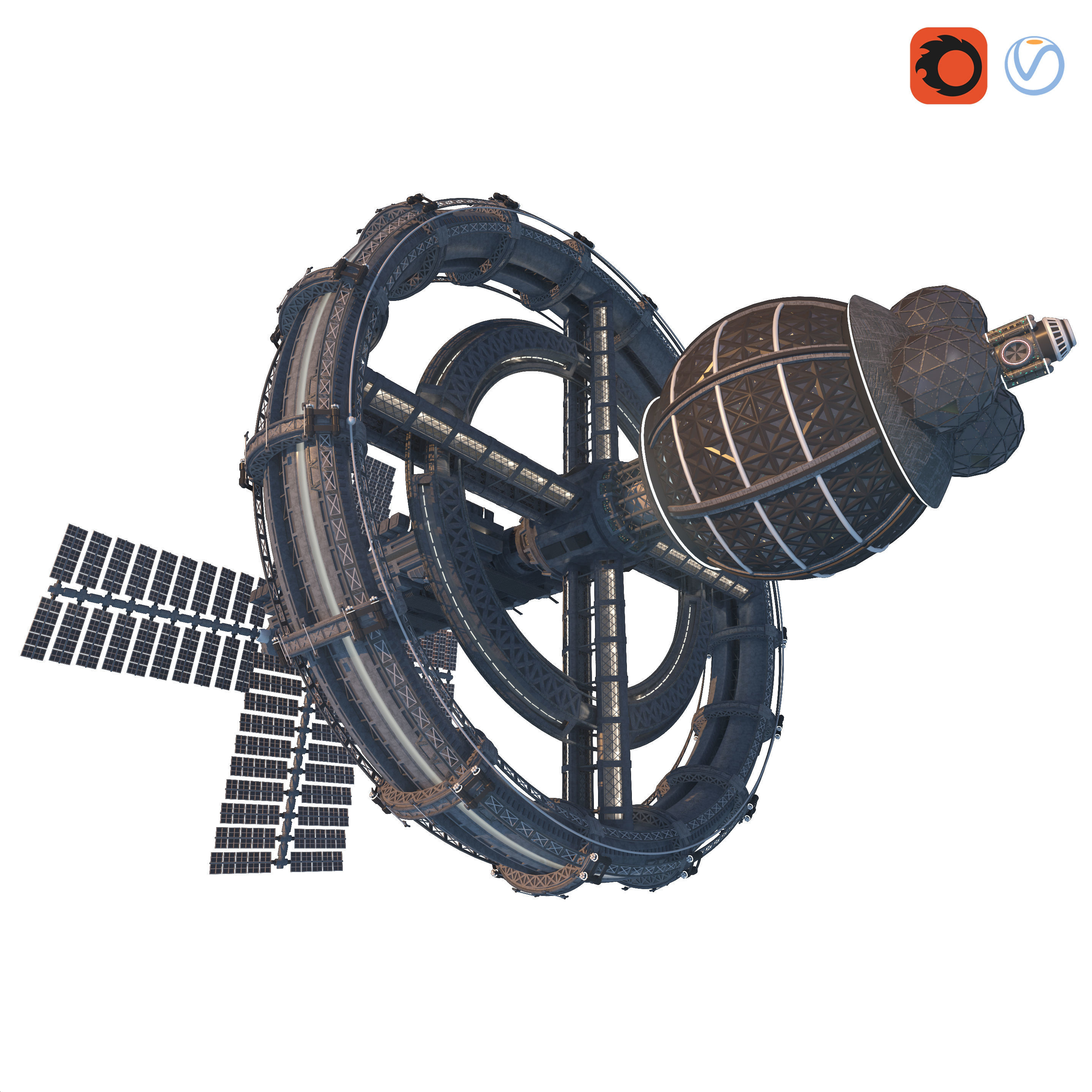 SpaceShip Calypso 3D model_7