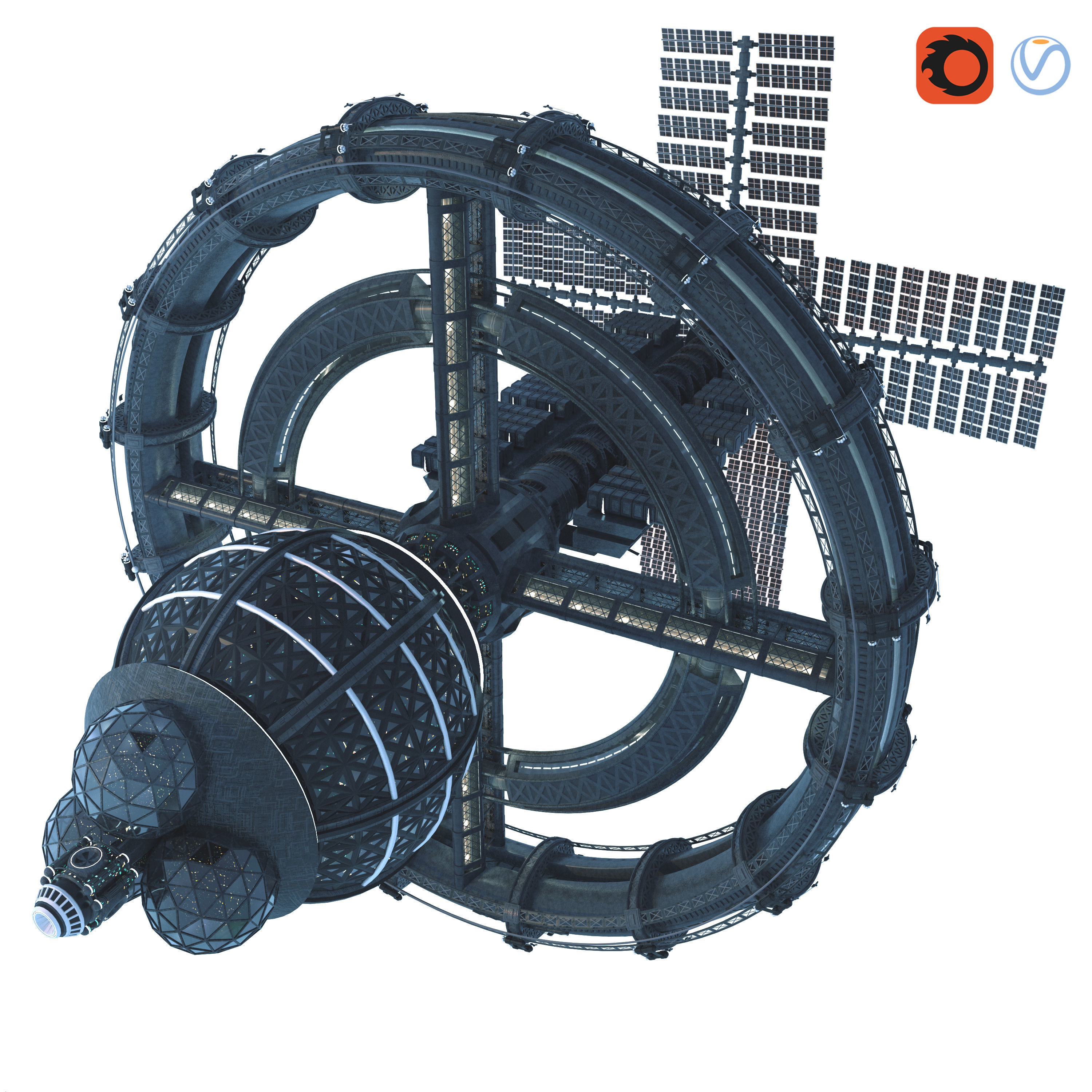 SpaceShip Calypso 3D model_6