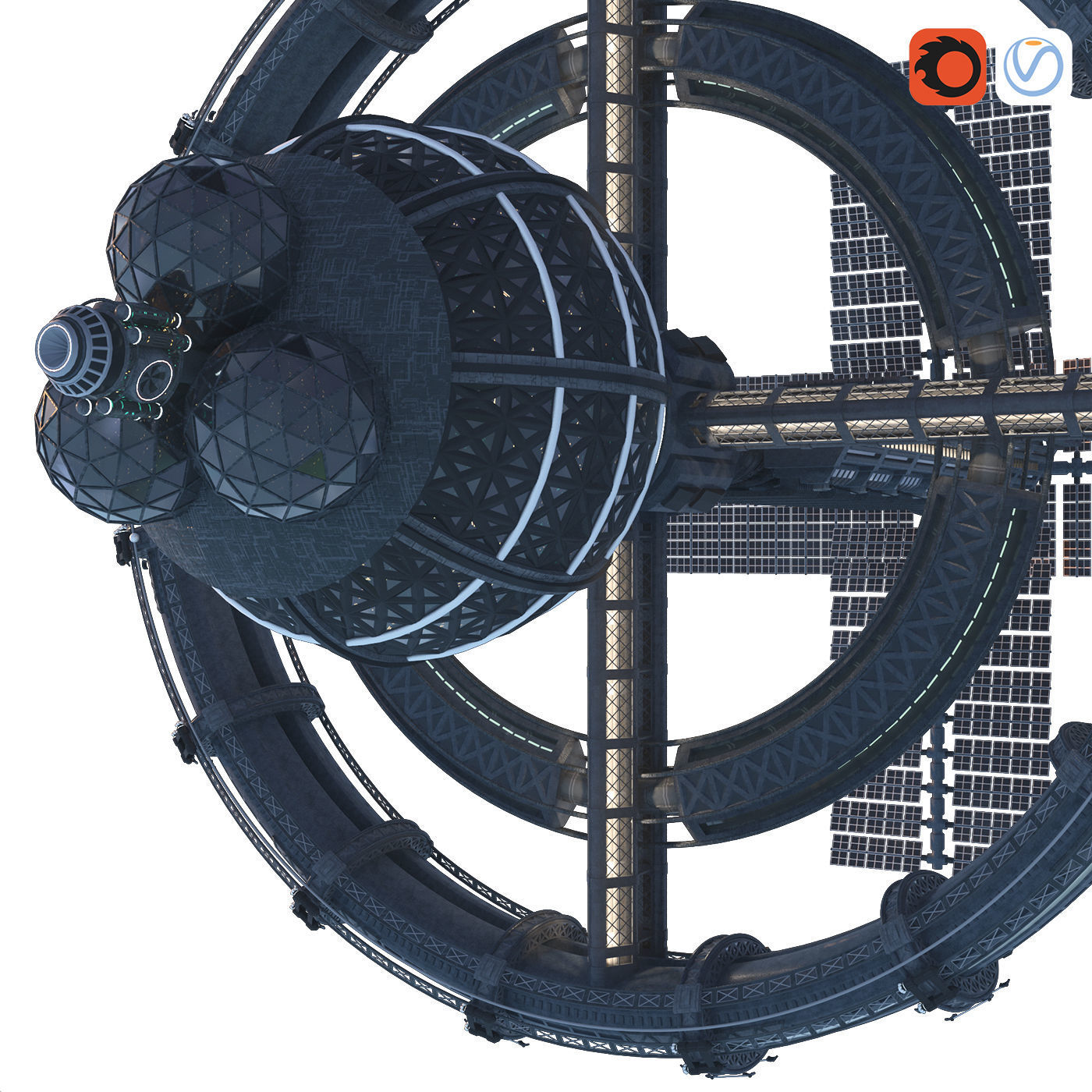 SpaceShip Calypso 3D model_5