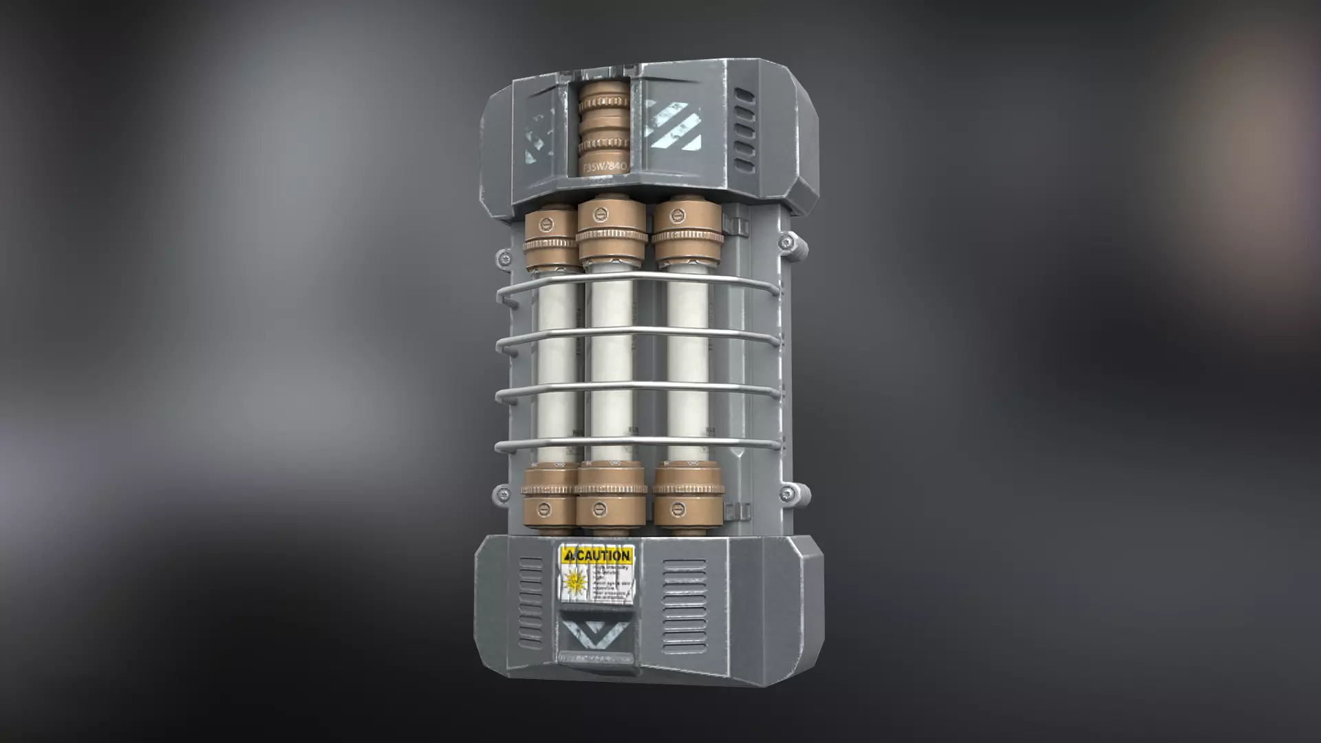 Sci-fi Lamp Game-ready PBR 3D model Free low-poly 3D model