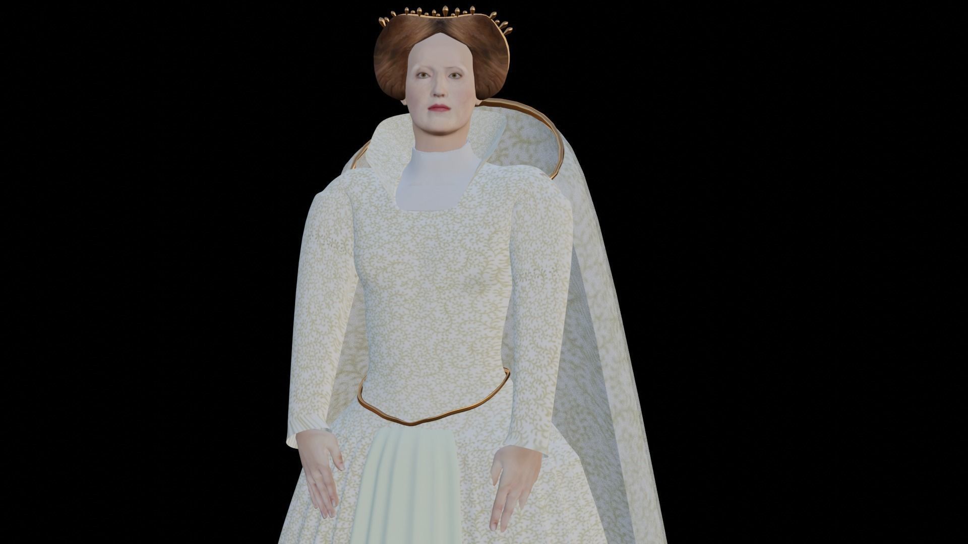 Queen Elizabeth I 3D model_1