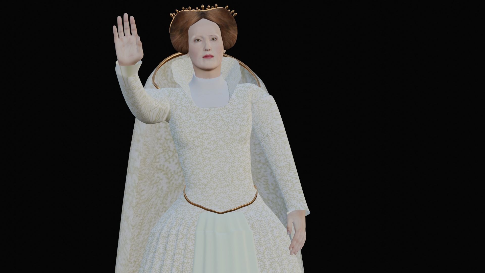 Queen Elizabeth I 3D model_2