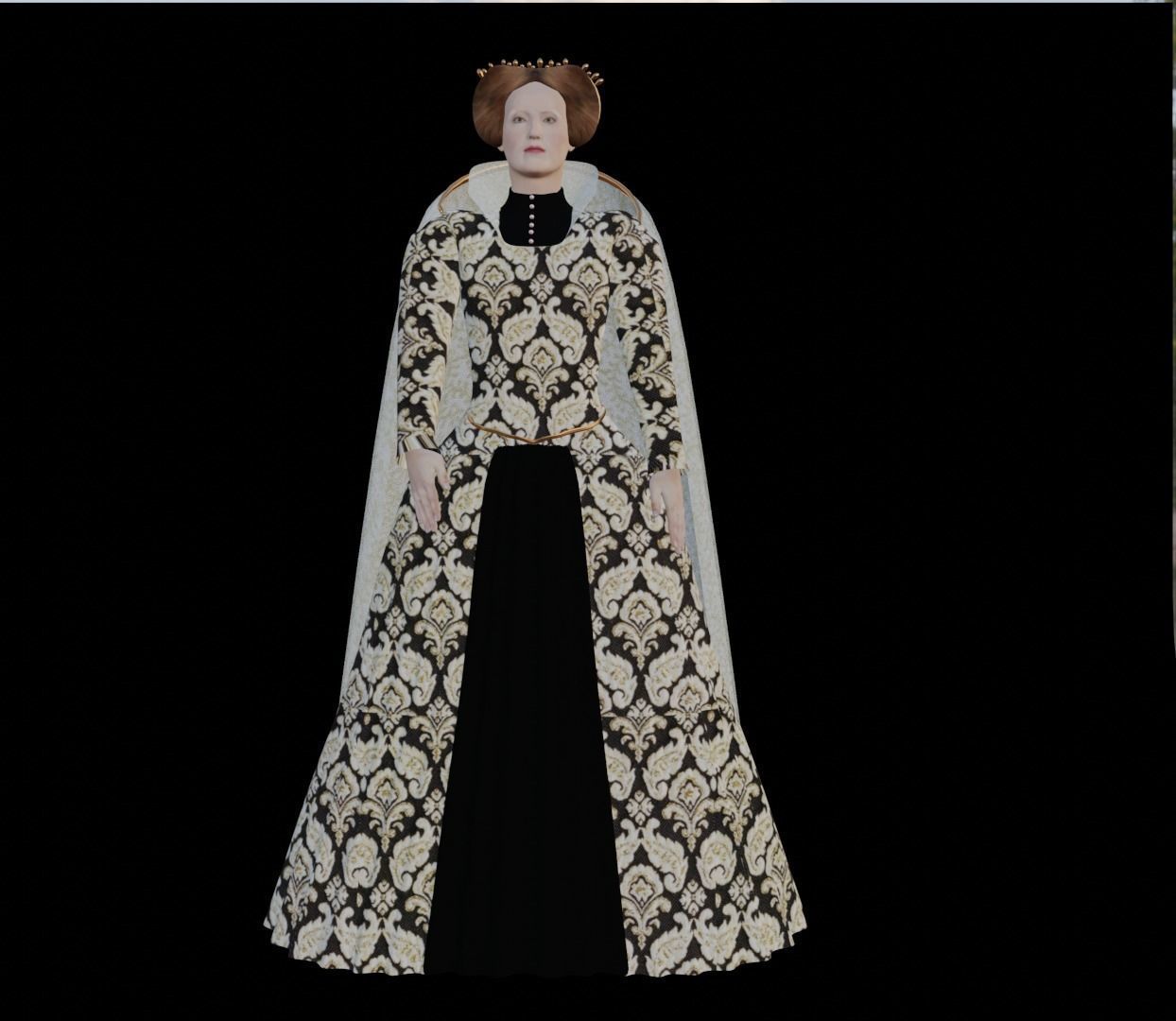 Queen Elizabeth I 3D model_4