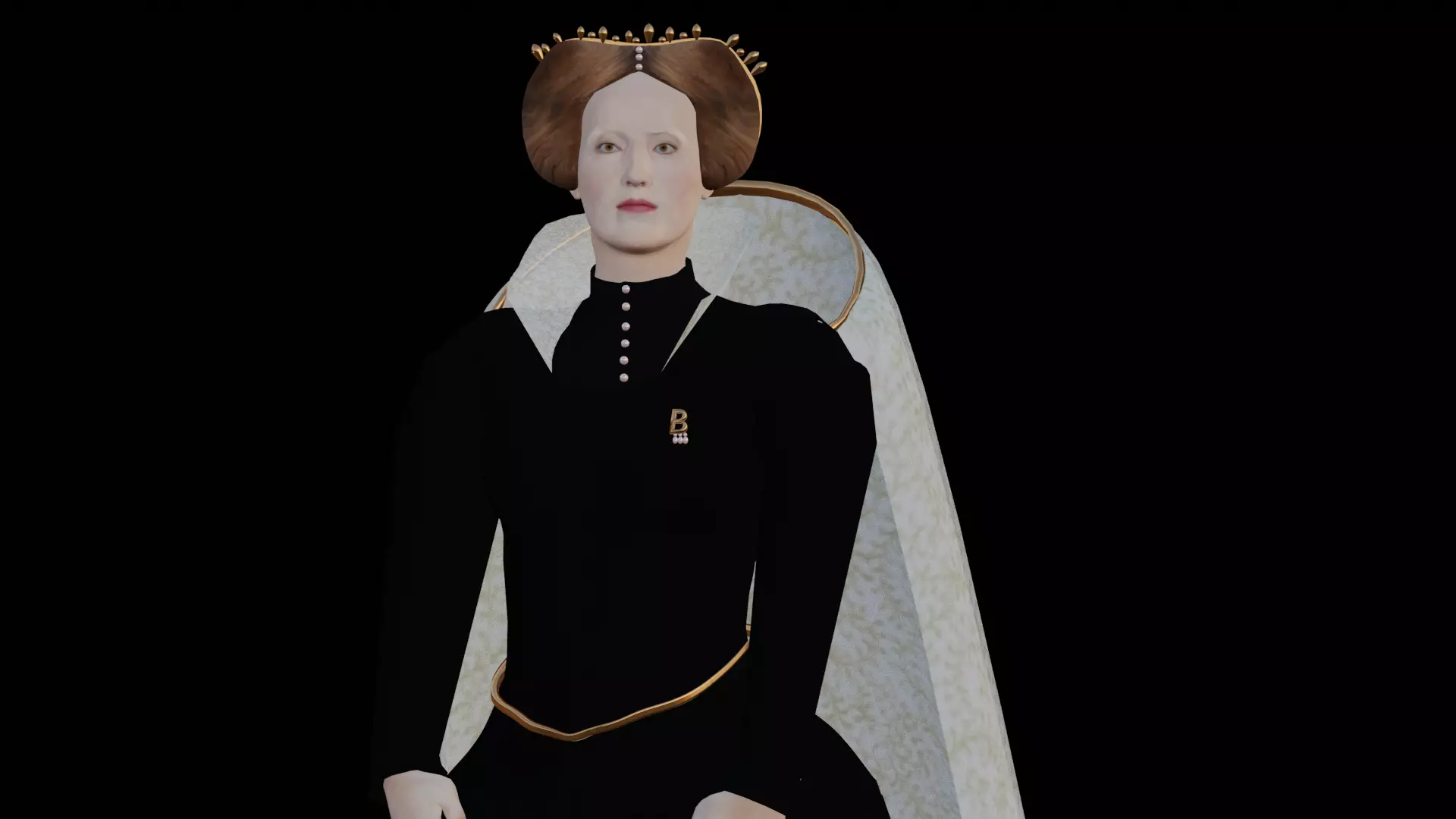 Queen Elizabeth I 3D model_0