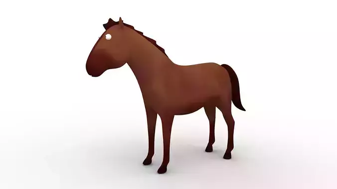 Cartoon Horse - Rigged