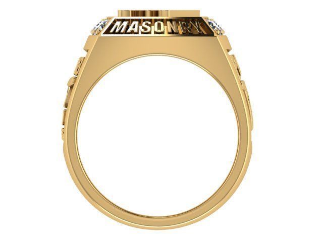 2018 Paul Masonry Ring 3D print model_5