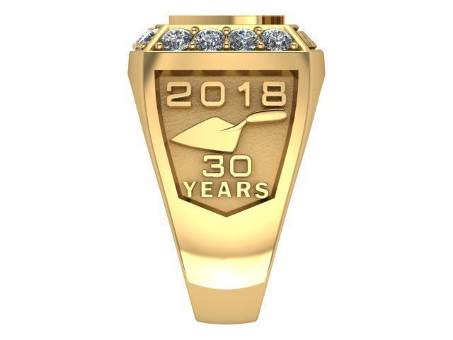 2018 Paul Masonry Ring 3D print model_4