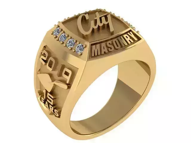2019 Barbra Masonry Ring  3D print model