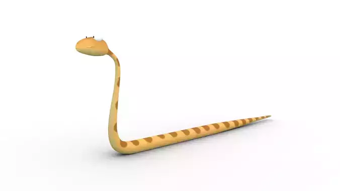 Cartoon Snake - Rigged