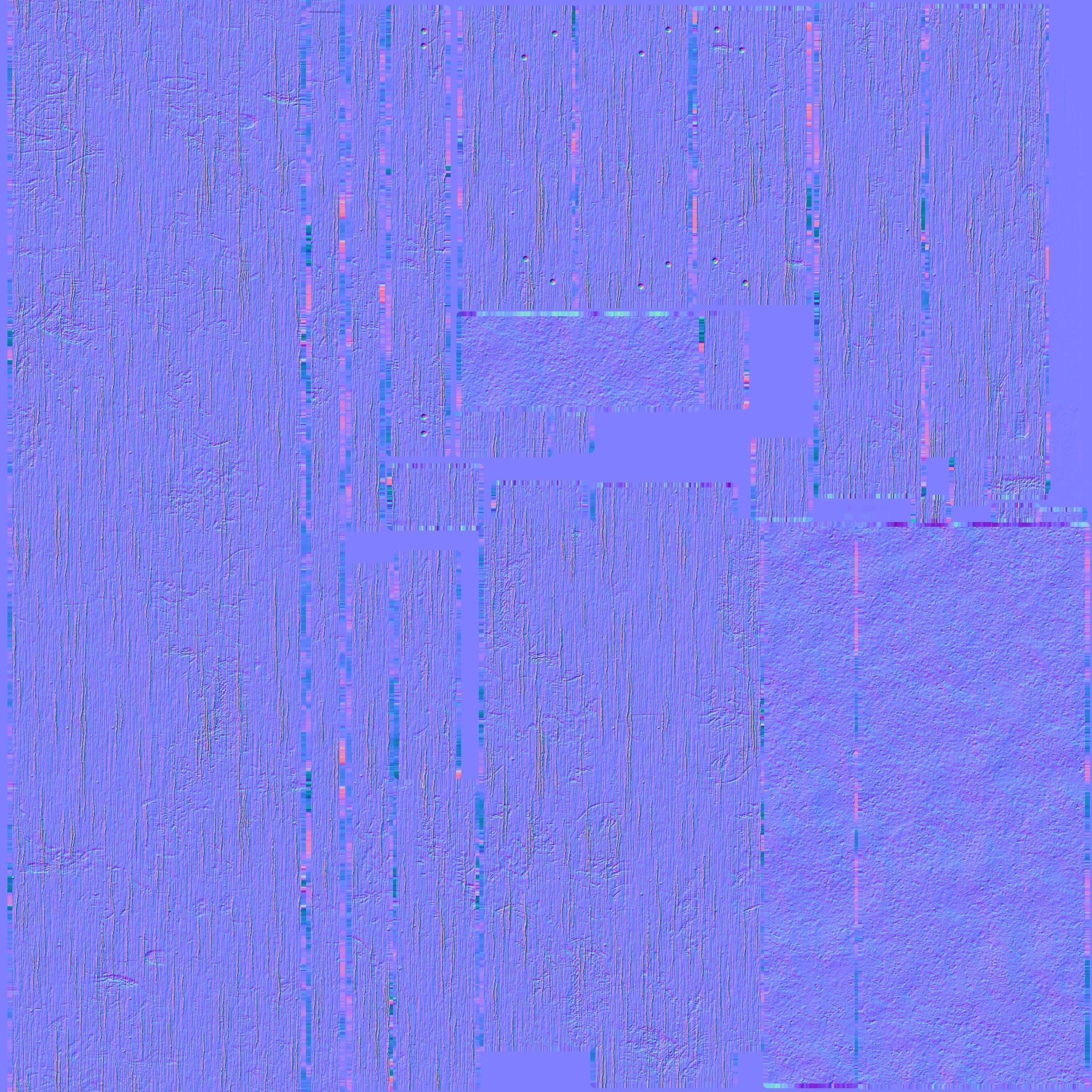 Wooden Bridge Low-poly 3D model_11