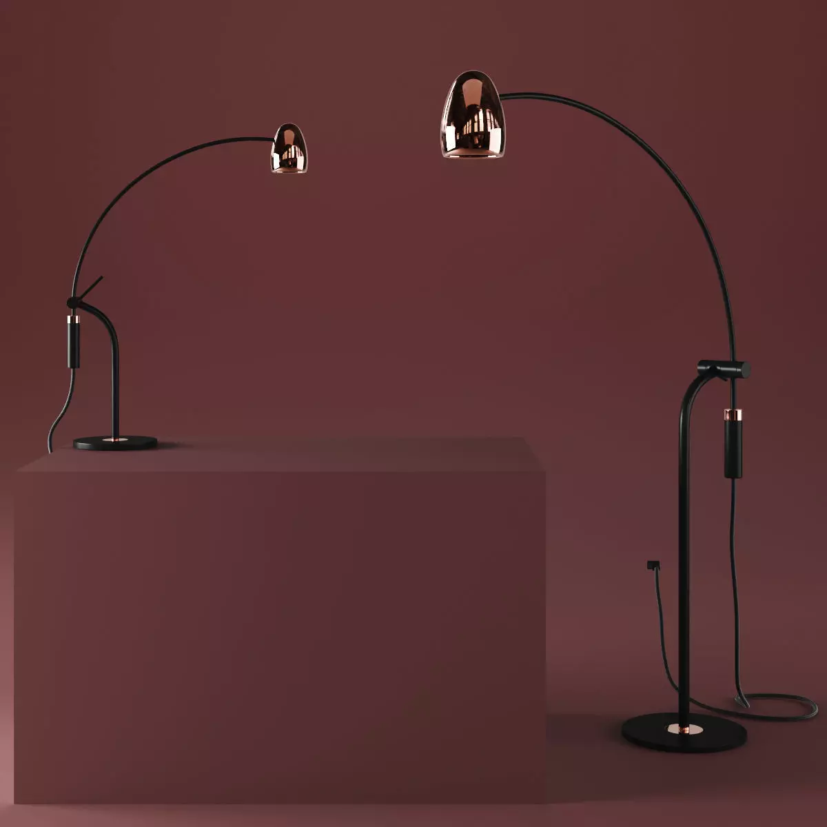 Hercules Table Lamp 3D model_0