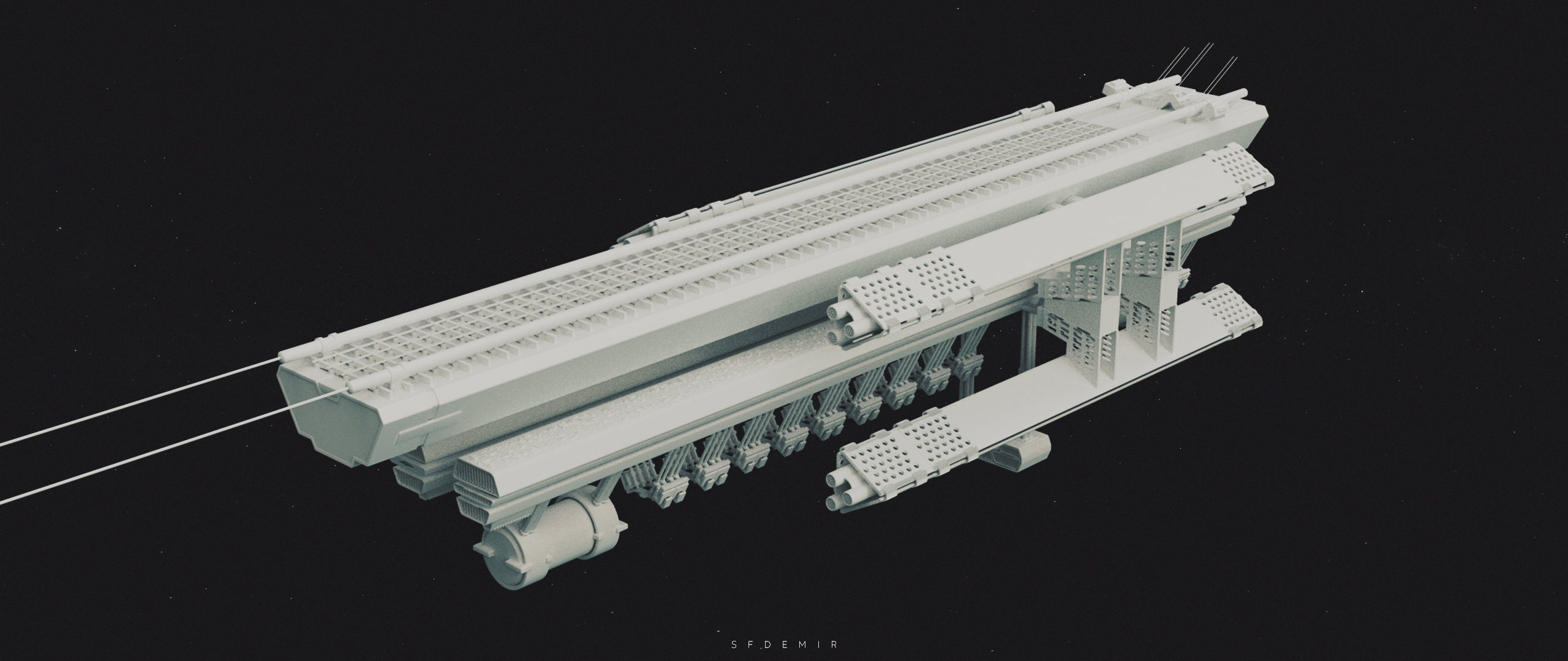 AU-45 Mothership 3D model_4