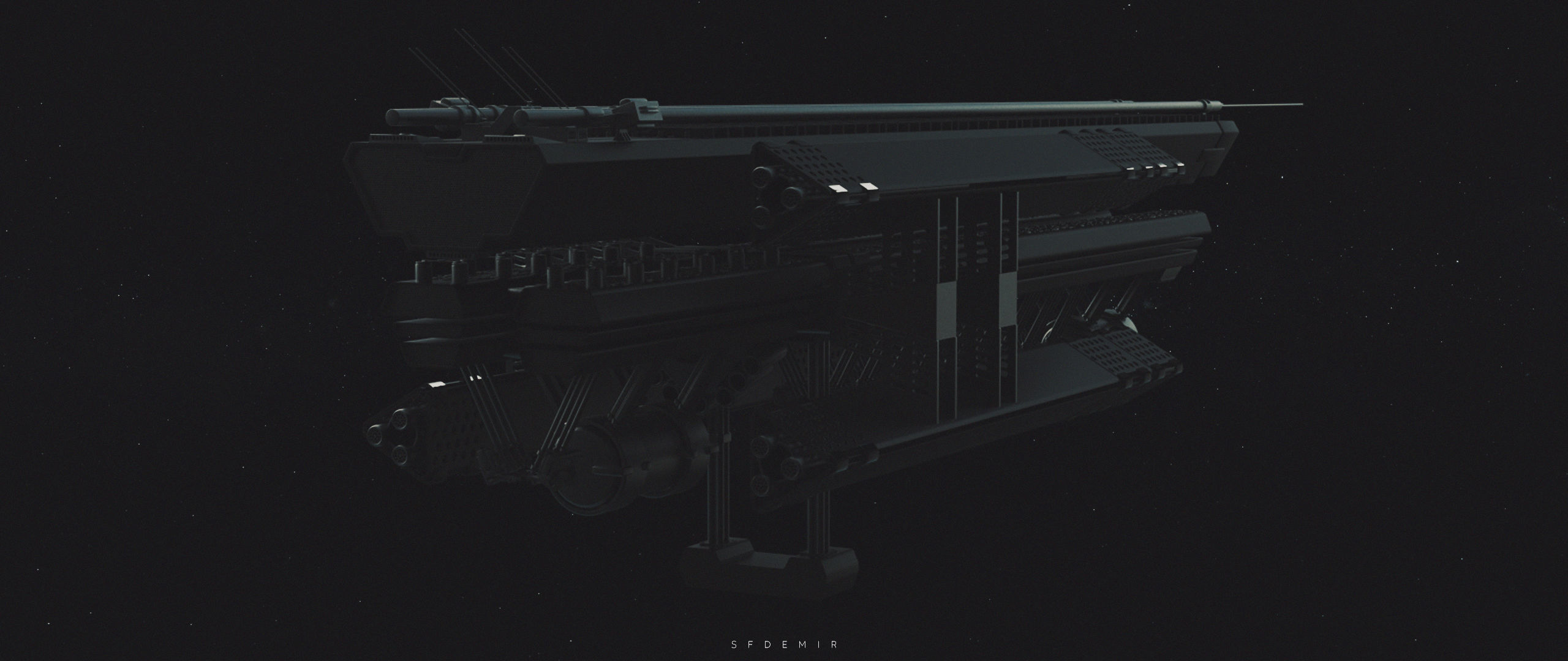 AU-45 Mothership 3D model_6