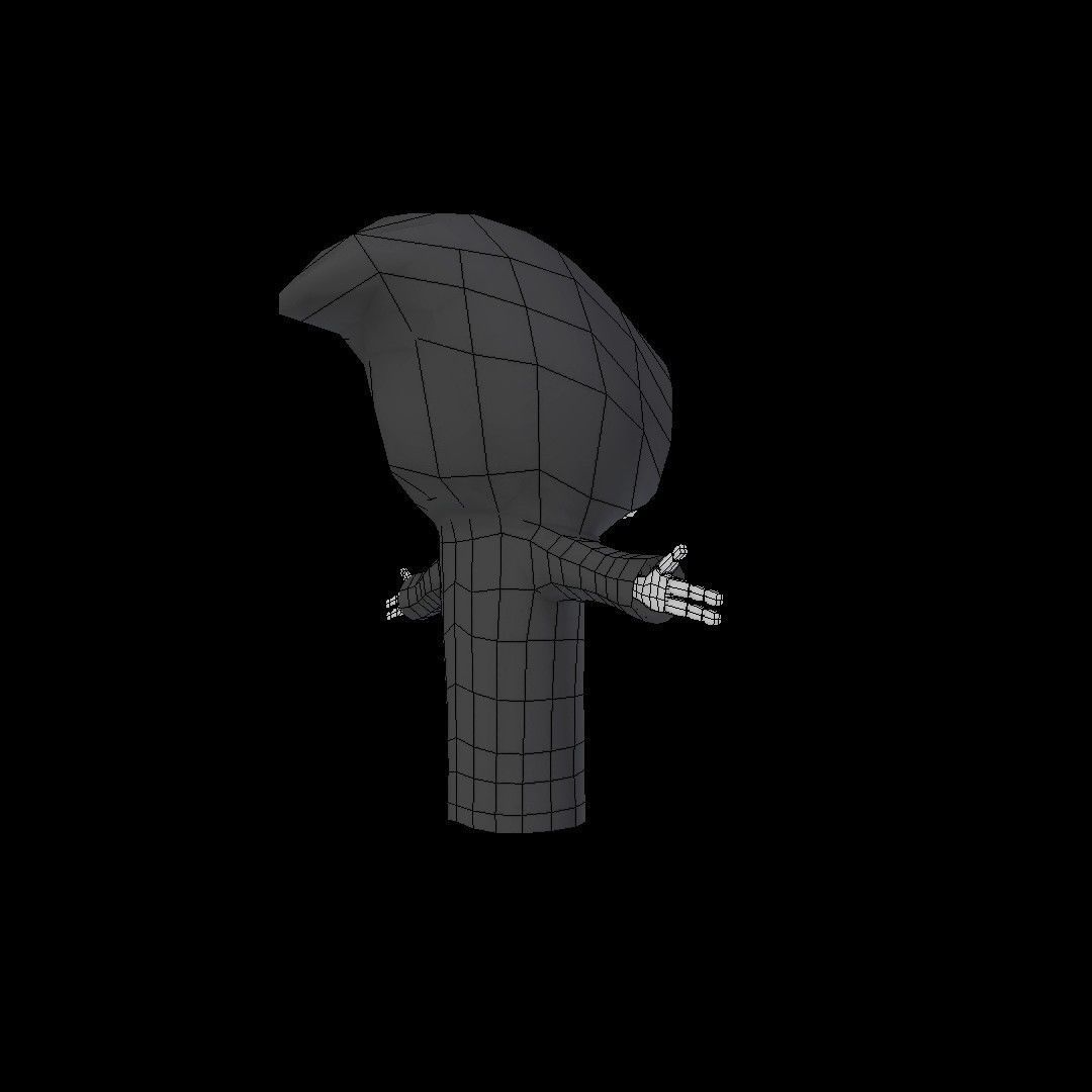 Character - Skeleton Low-poly 3D model_12