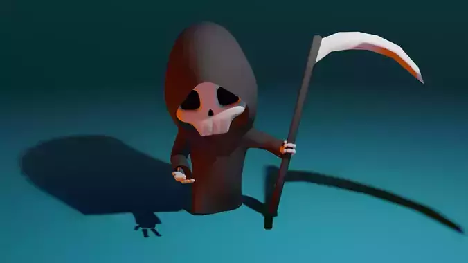 Character - Skeleton Low-poly 3D model