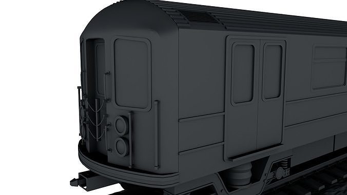 NYC Subway train 3D print model