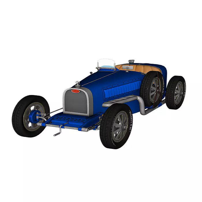 race car-2 3D model_0