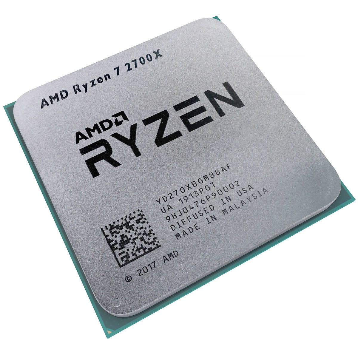 AMD Ryzen CPU 3D model_4