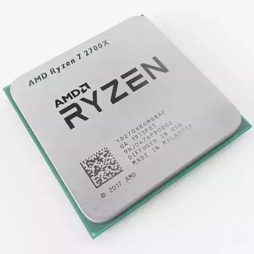 AMD Ryzen CPU 3D model