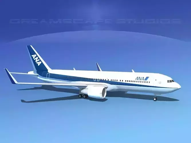 Boeing 767-300 ANA 3D model