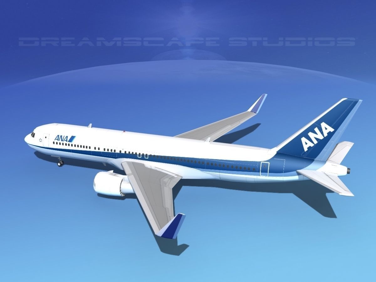 Boeing 767-300 ANA 3D model_8