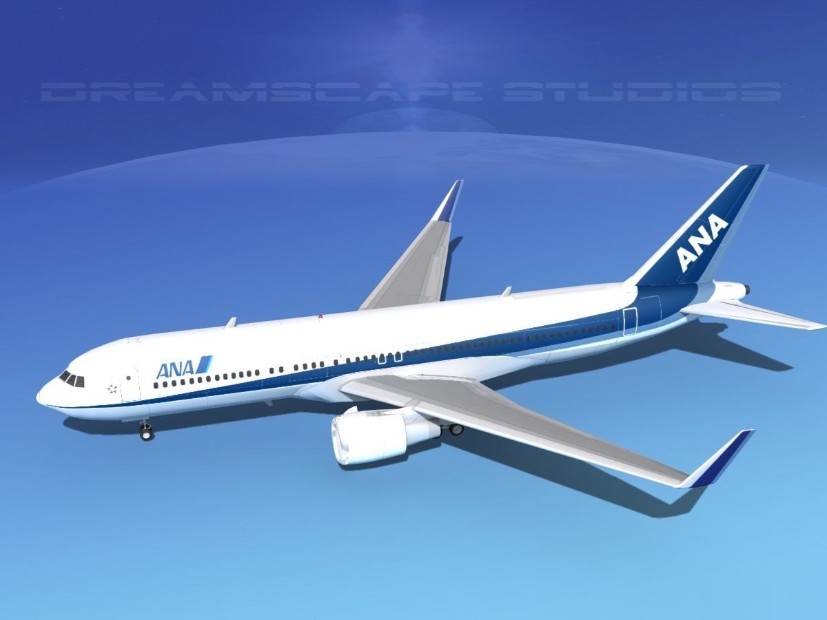 Boeing 767-300 ANA 3D model_9