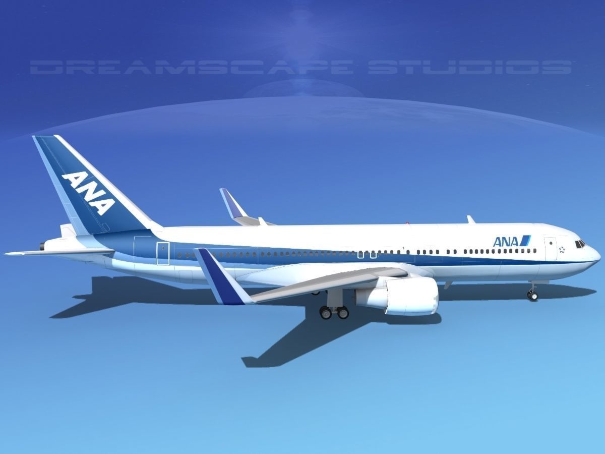 Boeing 767-300 ANA 3D model_4