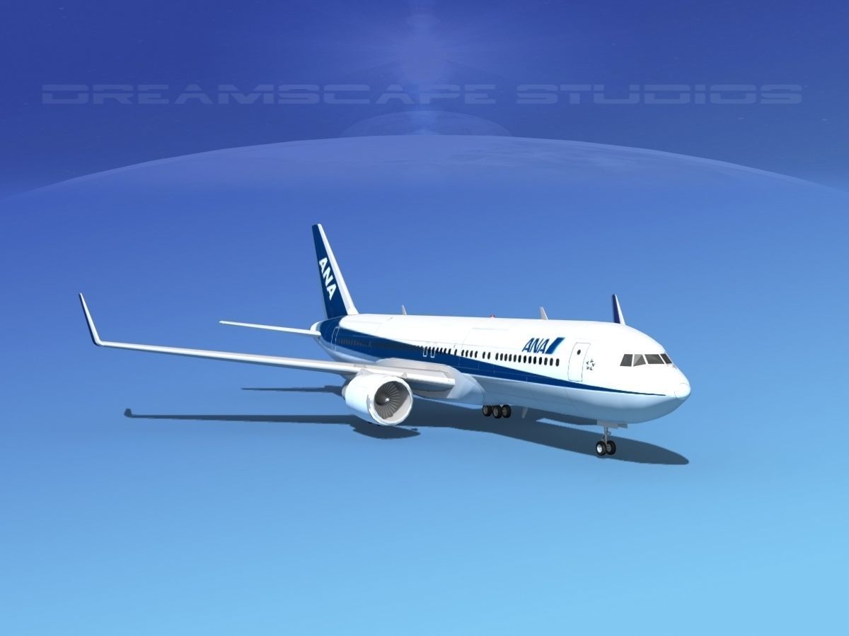 Boeing 767-300 ANA 3D model_3
