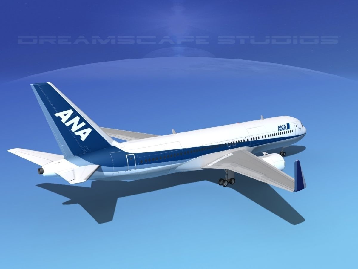 Boeing 767-300 ANA 3D model_5
