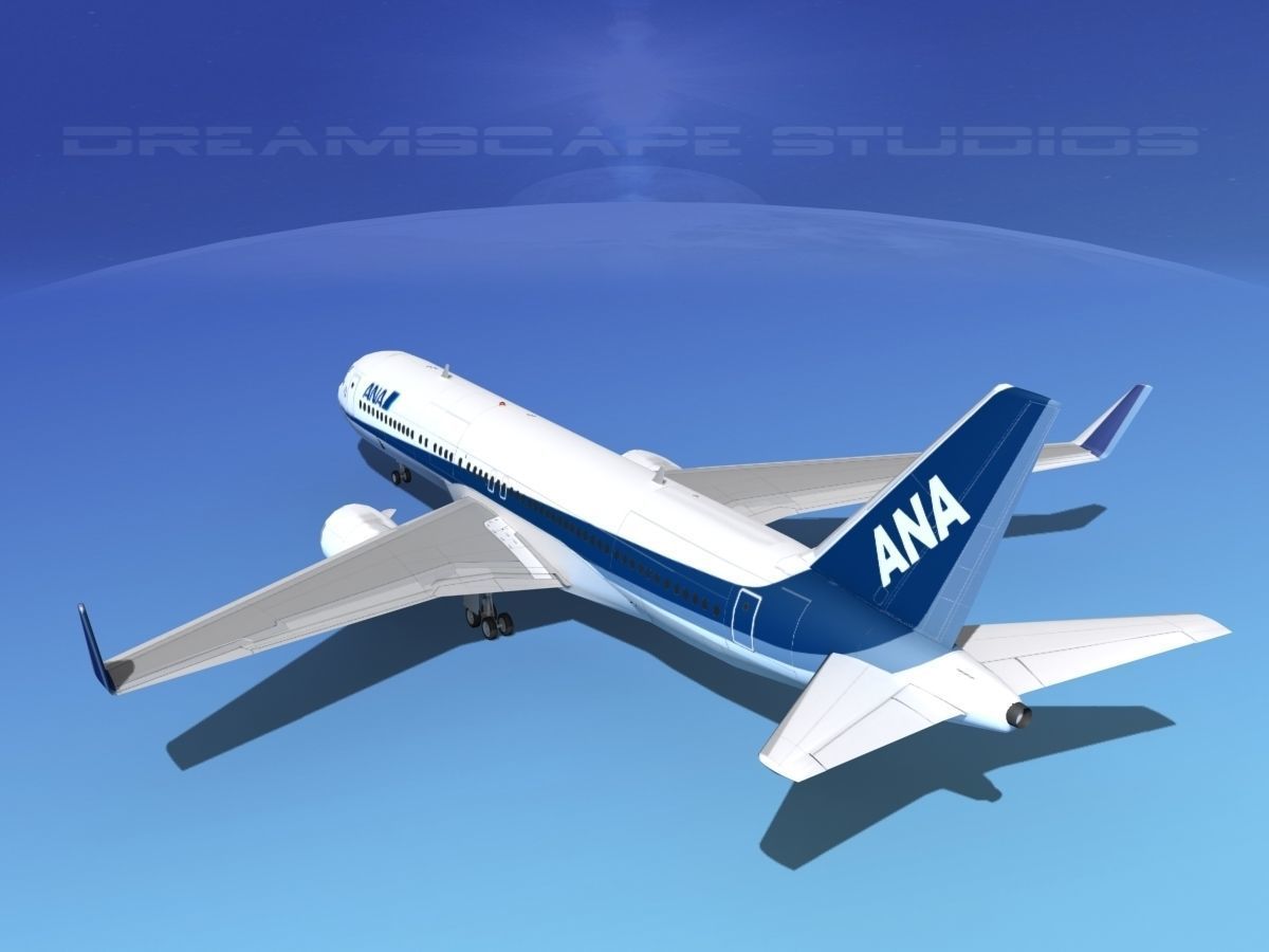 Boeing 767-300 ANA 3D model_7