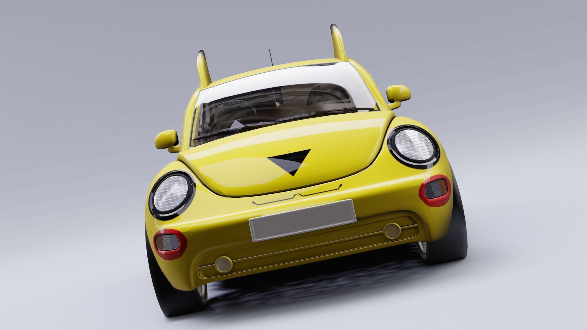 Pokemon car model in Blender 3D 3D model_5