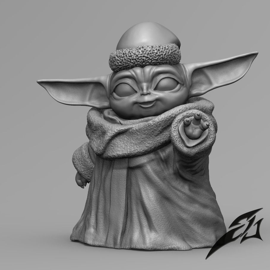 May the Baby Force be with you 3D print model_9