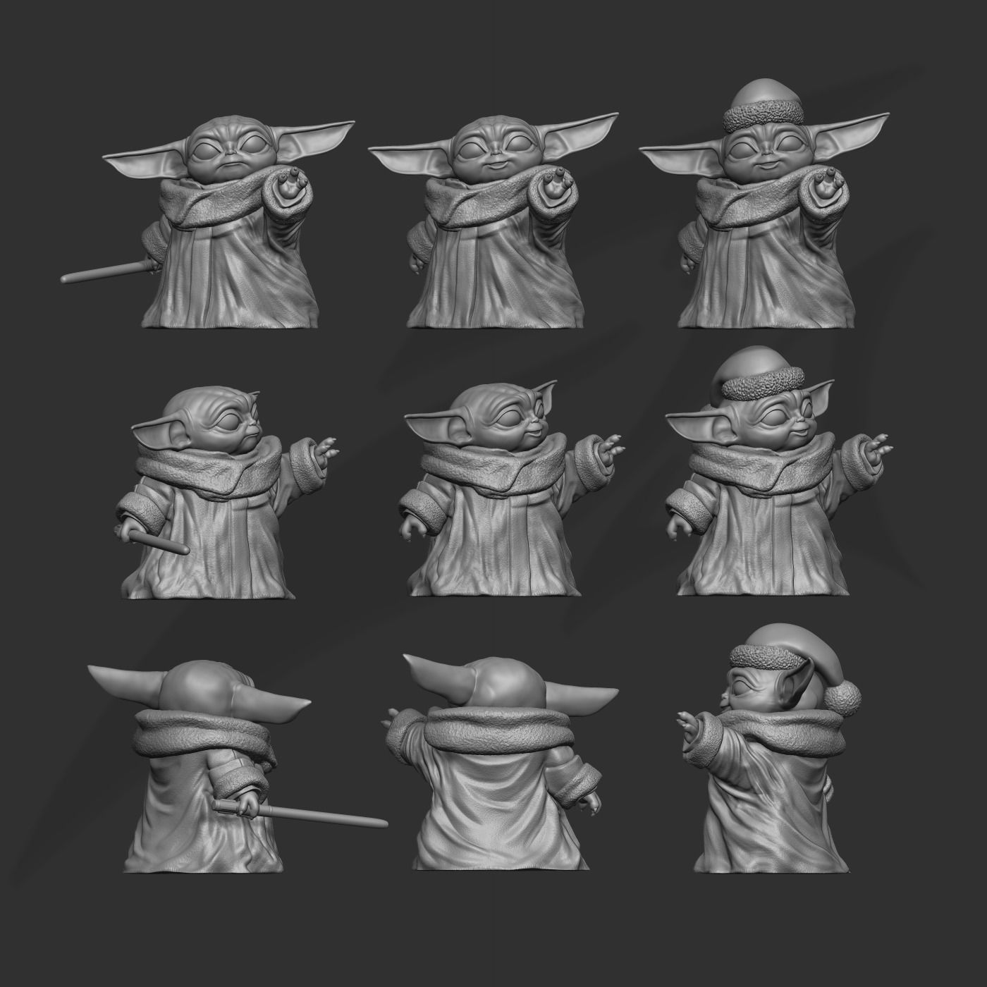 May the Baby Force be with you 3D print model_6