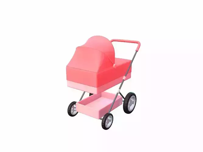 Baby Pram 3D model