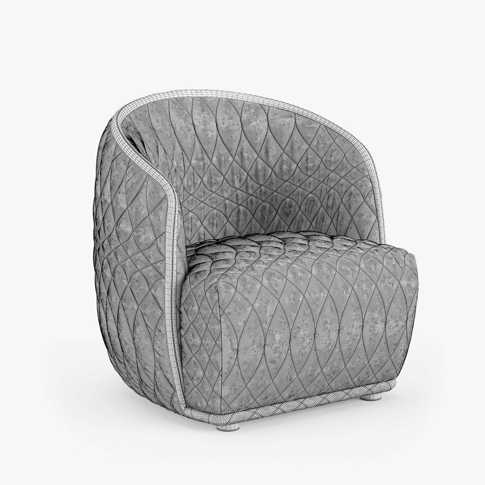 Moroso Redondo small armchair 3D model_13