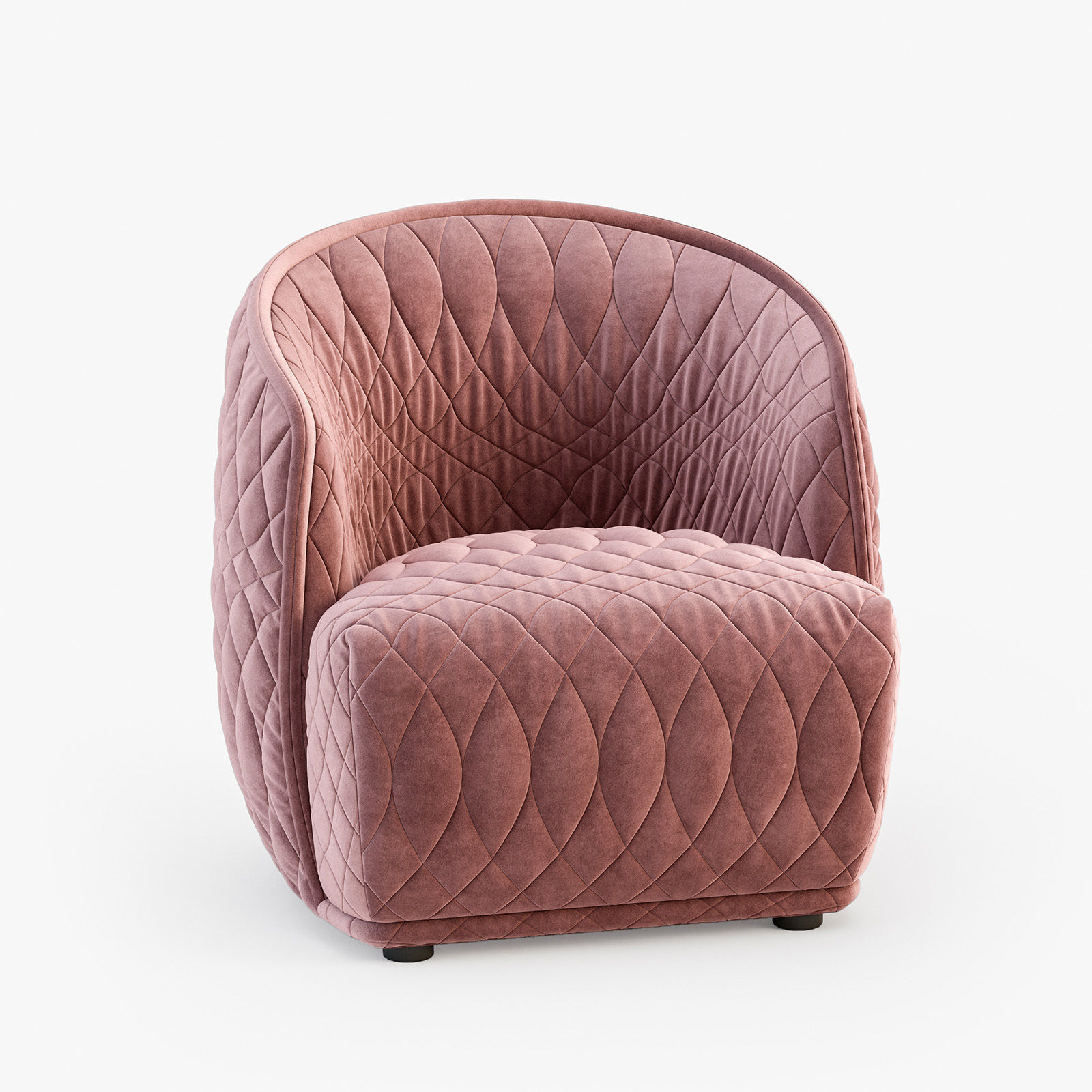 Moroso Redondo small armchair 3D model_2